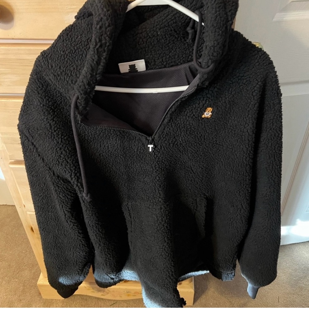 Teddy Fresh Black Sherpa Jacket